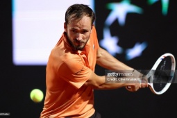 Video tennis Landaluce - Medvedev: Ngược dòng bản lĩnh, hẹn đấu Sinner (Rome Open)