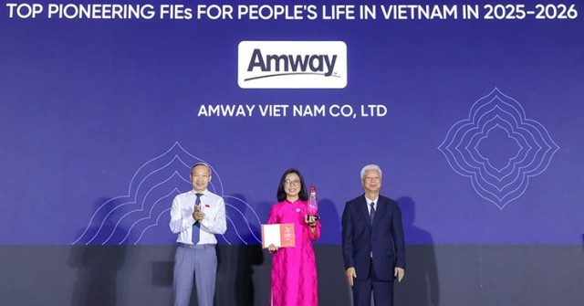Amway Việt Nam ghi dấu lần thứ 10 được vinh danh tại Giải thưởng Rồng Vàng