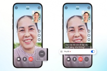 3 cập nhật lớn trên phiên bản mới của Zalo, có phụ đề cuộc gọi video