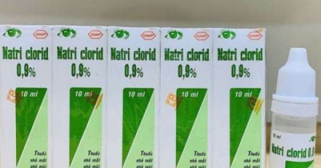 Thu hồi toàn quốc lô thuốc nhỏ mắt Natri clorid 0,9% rất phổ biến: Phó Cục trưởng Quản lý Dược lên tiếng
