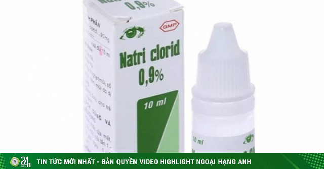 Thuốc nhỏ mắt Natri clorid 0,9% bị thu hồi, công ty Pharmedic nói ‘vẫn an toàn’