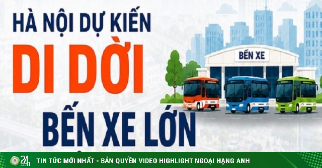 Hà Nội dự kiến di dời các bến xe lớn khỏi Vành đai 3