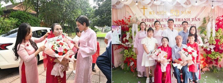 Suốt quá trình đó, vợ chồng ông Tân luôn được các con động viên ăn uống, nghỉ ngơi đầy đủ để có sức khỏe tốt nhất trong ngày lễ.