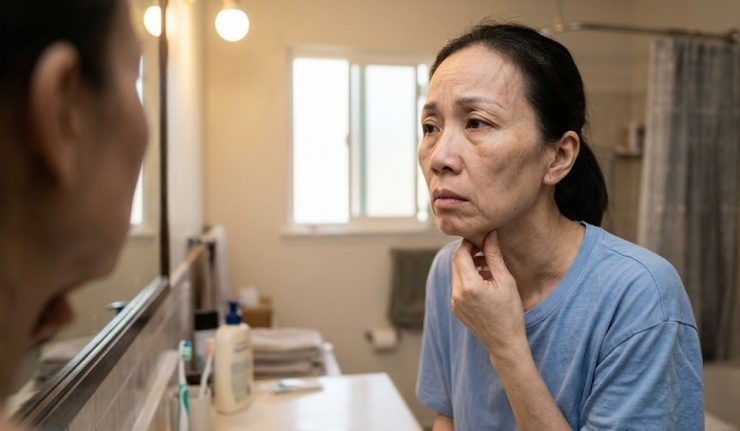 Giảm cân nhanh sẽ khiến da bị nhăn, chùng nhão...