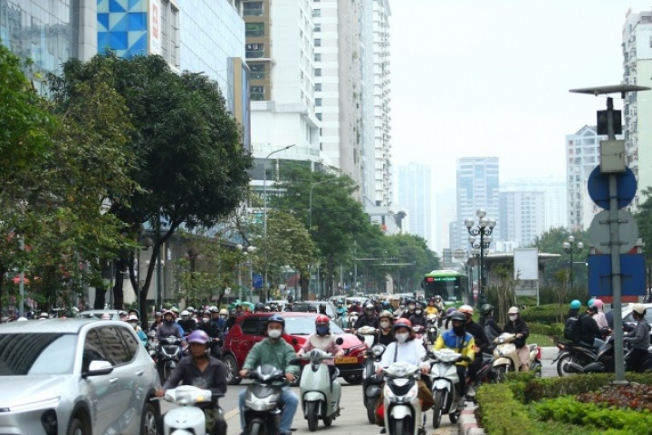 Hai tuyến đường ở Hà Nội dự kiến phân luồng đảo chiều