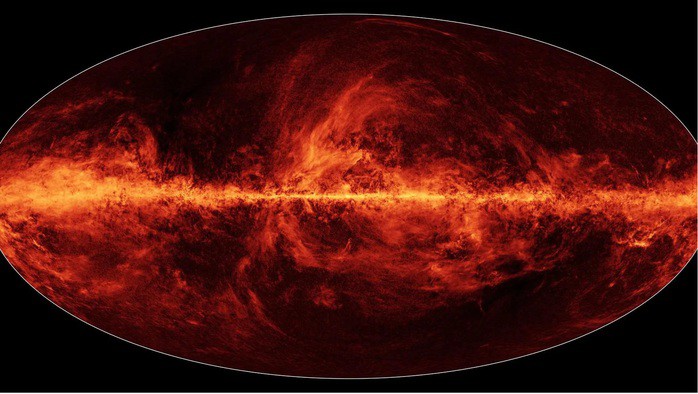 Bản đồ thiên hà chứa Trái Đất Milky Way - Ảnh: ESA