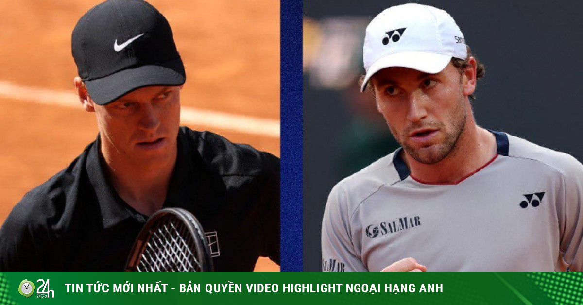 Chung kết tennis đỉnh cao Rome Open: Sinner trước thời cơ lịch sử, Ruud quyết phá dớp