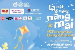 WCF International Family Cat Show 2026 chính thức diễn ra tại AEON MALL Hà Đông