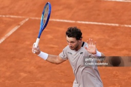 Bán kết tennis đỉnh cao Rome Open: Ruud thắng dễ Darderi, đoạt vé vào chung kết