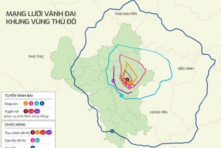 Đề xuất hơn 261.000 tỷ đồng đầu tư vành đai 5 vùng Thủ đô Hà Nội