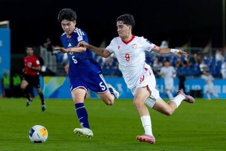 Video bóng đá U17 Nhật Bản - U17 Tajikistan: 5 bàn bùng nổ, thẻ đỏ cay đắng (U17 châu Á)