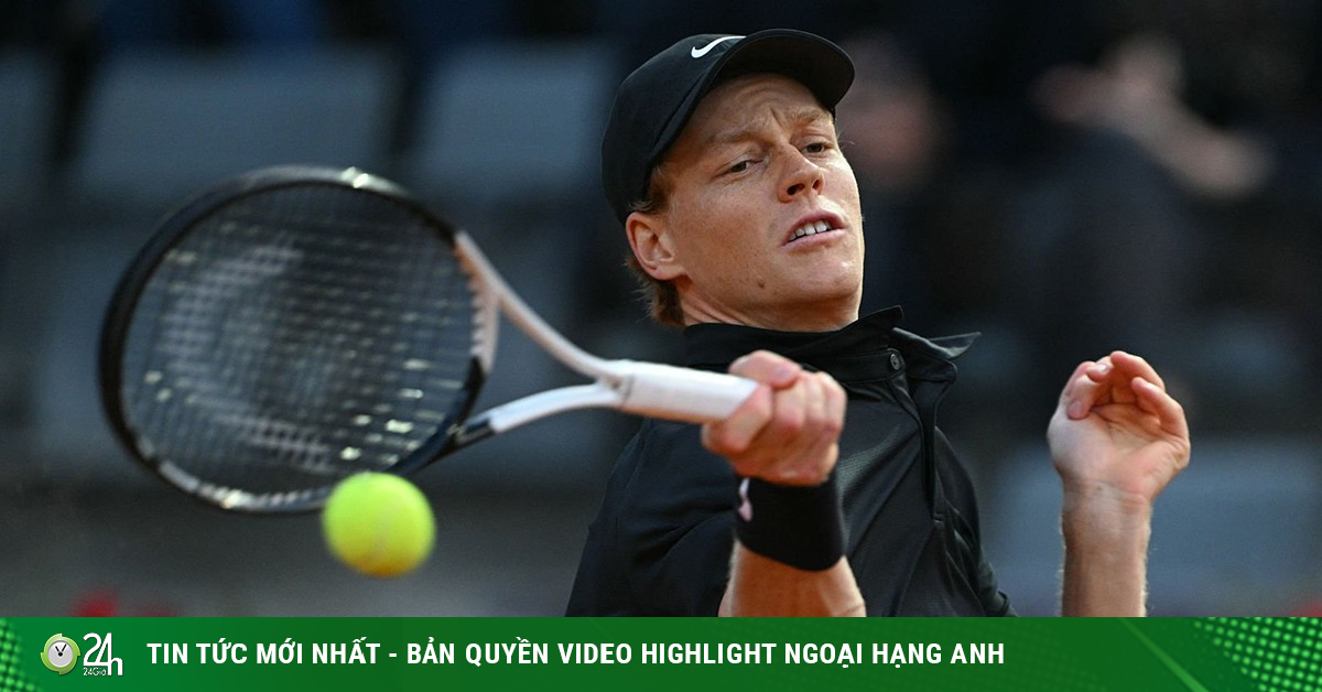 Video tennis Sinner - Medvedev: Kinh điển 3 set (Rome Open)