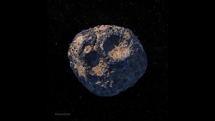 "Chân dung" 16 Psyche - Ảnh: NASA