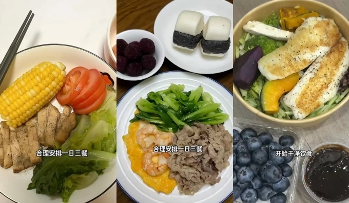 Cô áp dụng quy tắc 2:1:1 để đảm bảo nạp đủ lượng chất xơ, protein cùng tinh bột.