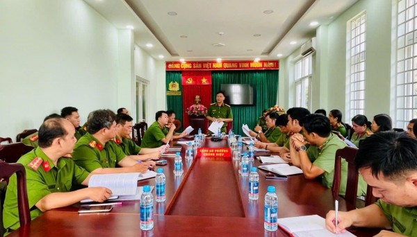 Công an phường Chánh Hiệp (TPHCM) triển khai cao điểm