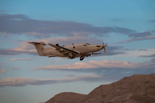 Máy bay U-28A Draco thuộc Bộ Chỉ huy chiến dịch đặc biệt Không quân Mỹ (AFSOC) thực hiện nhiệm vụ. Ảnh: Không quân Mỹ