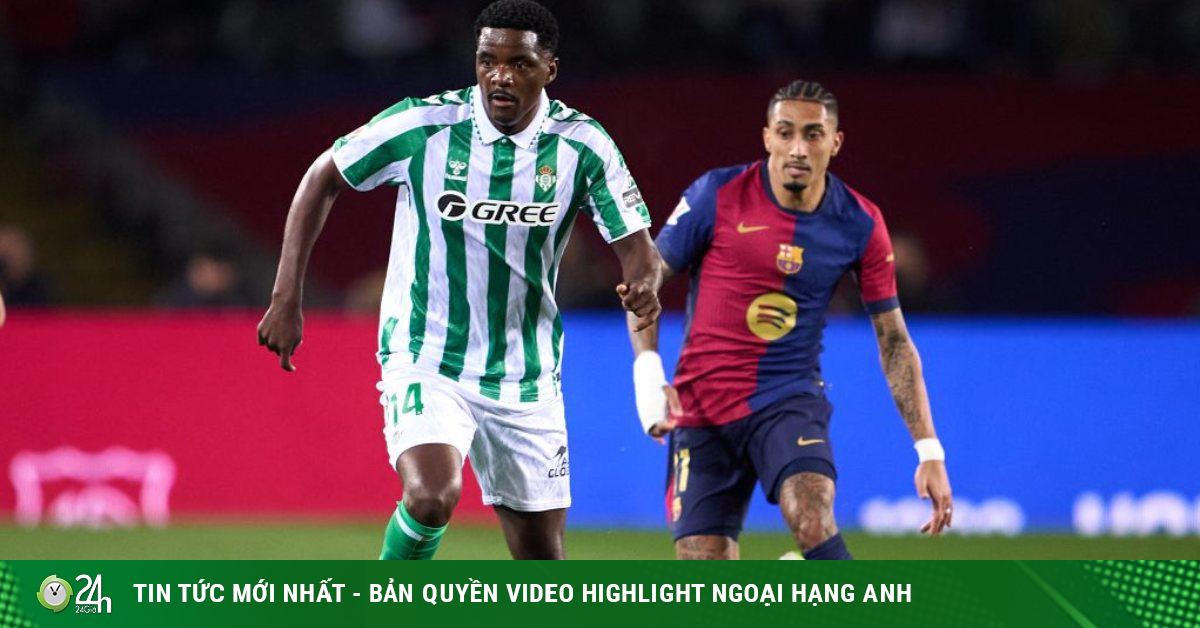 Trực tiếp bóng đá Barcelona - Real Betis: Rashford tái ngộ Antony (La Liga)
