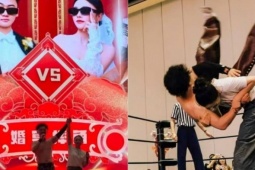 Cô dâu chú rể đấu vật trong ngày cưới, người thua phải làm việc nhà