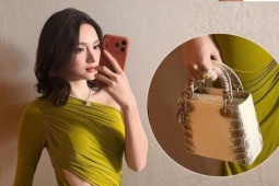 Hương Giang xách túi da cá sấu tiền tỷ tại MGI All Stars