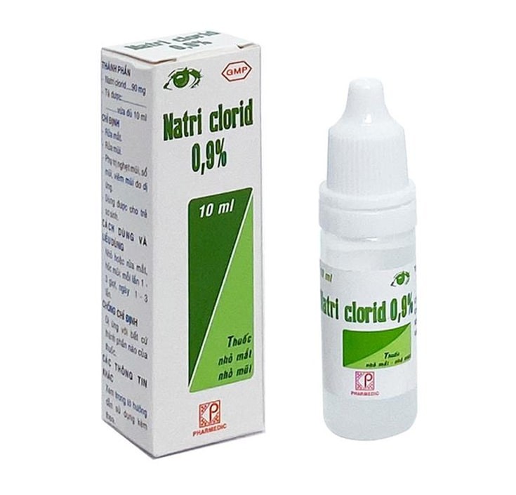 Đình chỉ lưu hành một lô thuốc nhỏ mắt Natri clorid 0,9% của Công ty Cổ phần Dược phẩm Dược liệu Pharmedic.