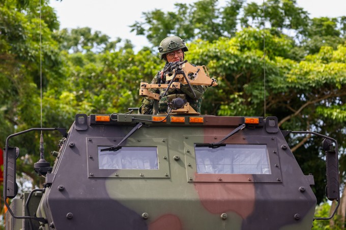 Binh sĩ Đài Loan diễn tập với tổ hợp HIMARS lần đầu hồi tháng 7/2025. Ảnh: AFP