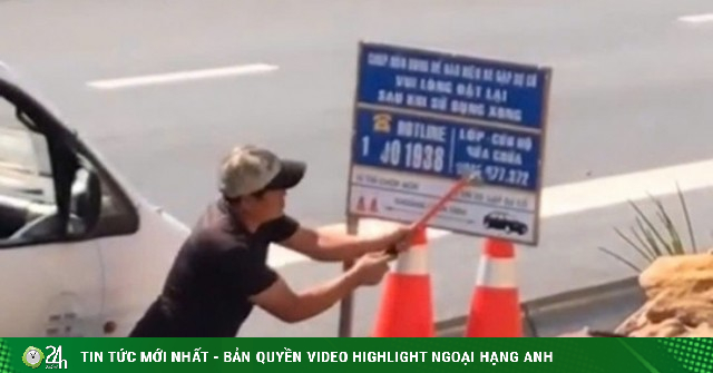 Người đàn ông phá hoại tài sản trên cao tốc Bắc-Nam bị phạt 1,5 triệu đồng