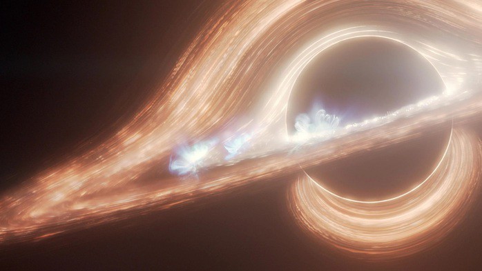 Các đám mây khí bí ẩn âm thầm nuôi lỗ đen quái vật Sagittarius A* - Ảnh đồ họa: NASA/ ESA/CSA