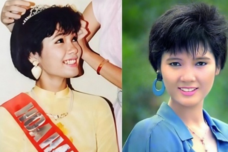 Hoa hậu tóc tém đầu tiên của showbiz Việt, bỏ hào quang sang Mỹ giờ ra sao?