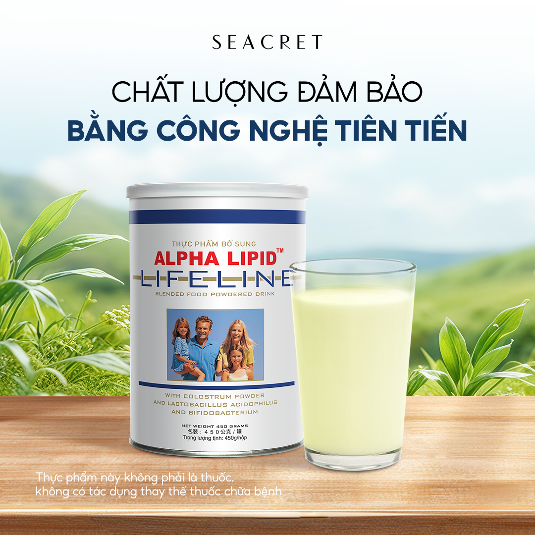 Sản phẩm cung cấp dưỡng chất hỗ trợ bảo vệ sức khỏe cho cả gia đình.