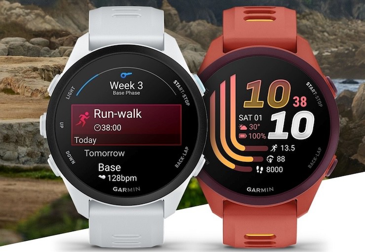 Garmin Forerunner 70 và Forerunner 170.