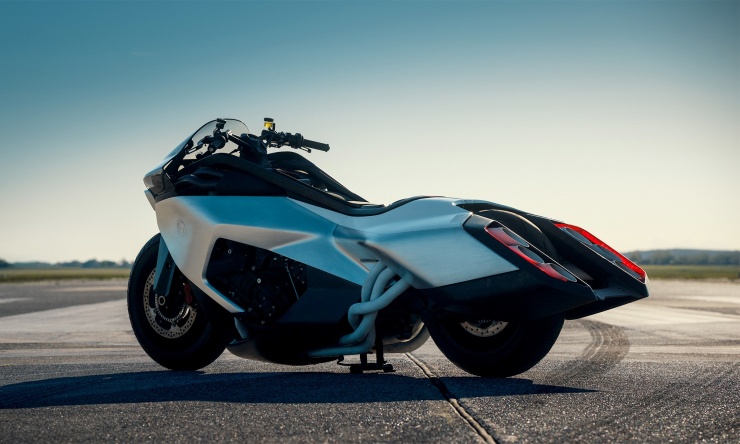 BMW Motorrad Vision K18 Concept: siêu môtô cảm hứng máy bay tàng hình - 2