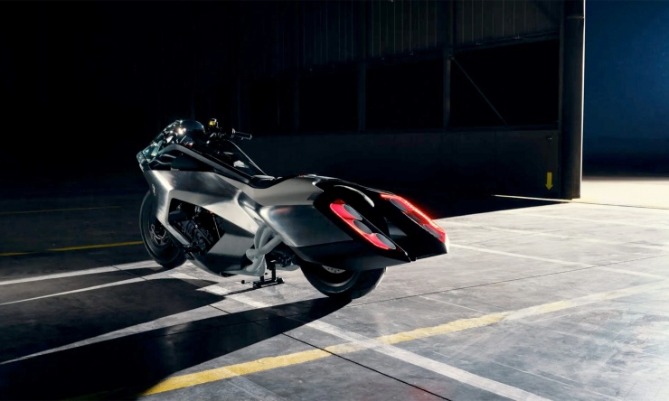 BMW Motorrad Vision K18 Concept: siêu môtô cảm hứng máy bay tàng hình - 5