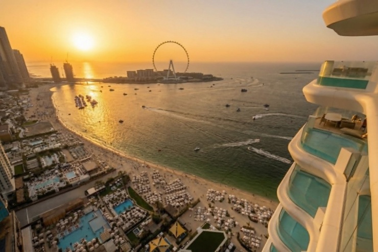 Căn hộ 'siêu sang' trên bãi biển Dubai của Kha Mỹ Vân - 2