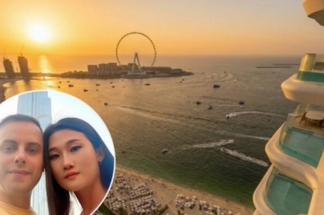Căn hộ  ' siêu sang '  trên bãi biển Dubai của Kha Mỹ Vân