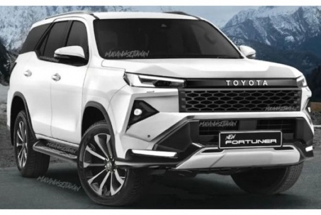 Lộ ảnh phác thảo về dòng xe Fortuner mới