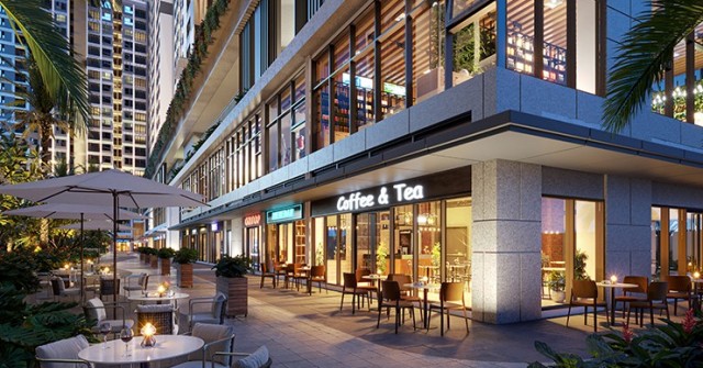 Shop khối đế The Gió Riverside và lợi thế liền kề 2 nhà gà Metro