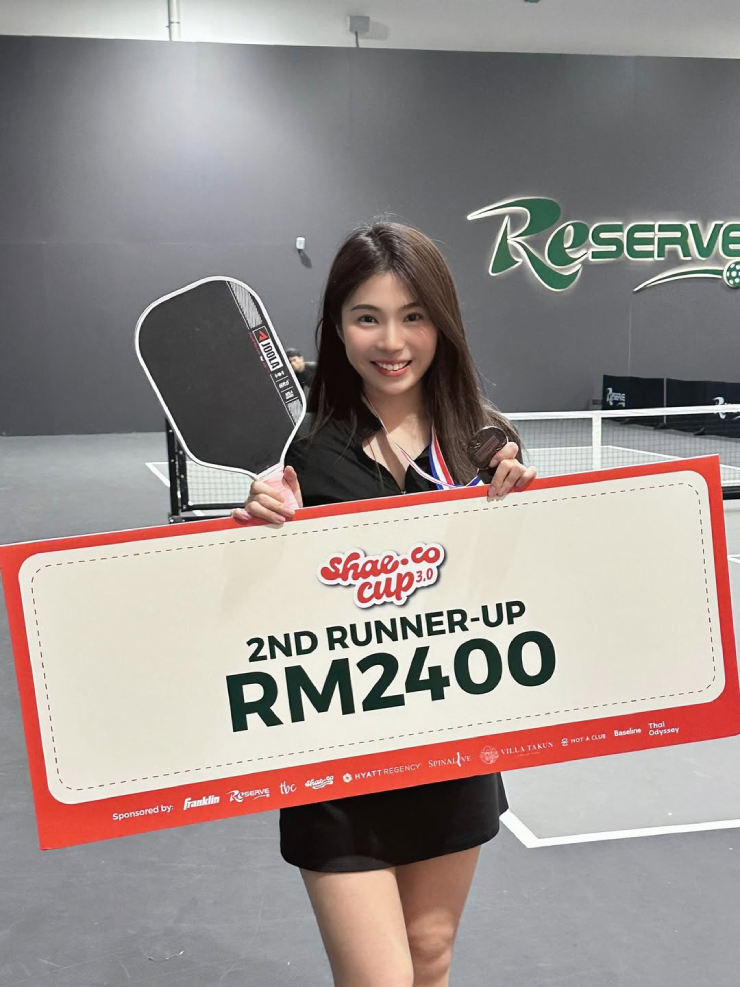 Audrey là ngôi sao pickleball phong trào nổi tiếng của Malaysia