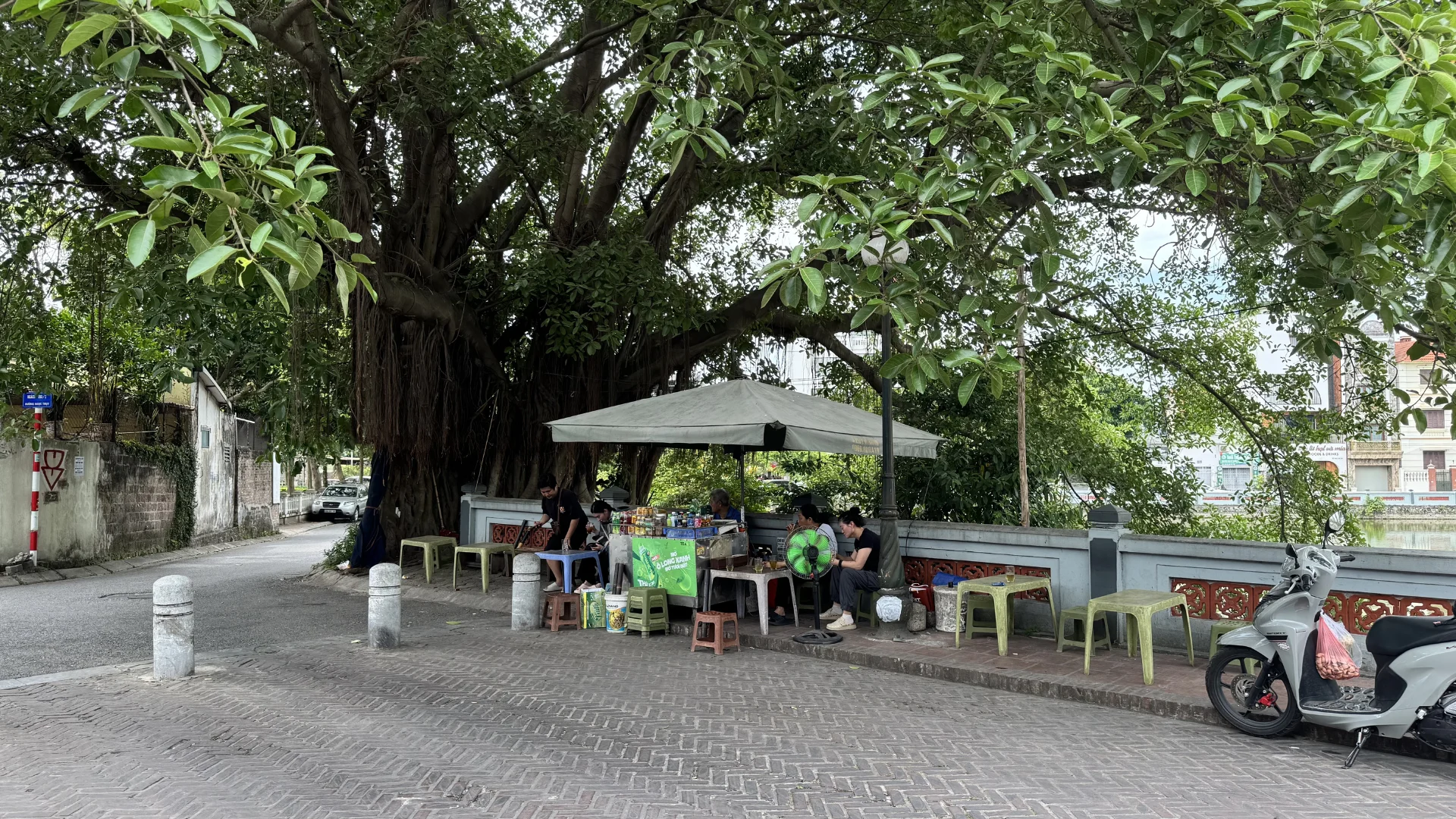 Hình ảnh làng Phúc Xá, phường Bồ Đề, Hà Nội. Ảnh: Anh Văn