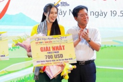 "Chân dài" Lan Vy giành Hoa khôi cúp bóng chuyền VTV, bất ngờ gặp sự cố hy hữu