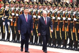 Thế giới - Lễ đón chính thức Tổng thống Nga Vladimir Putin tại Trung Quốc