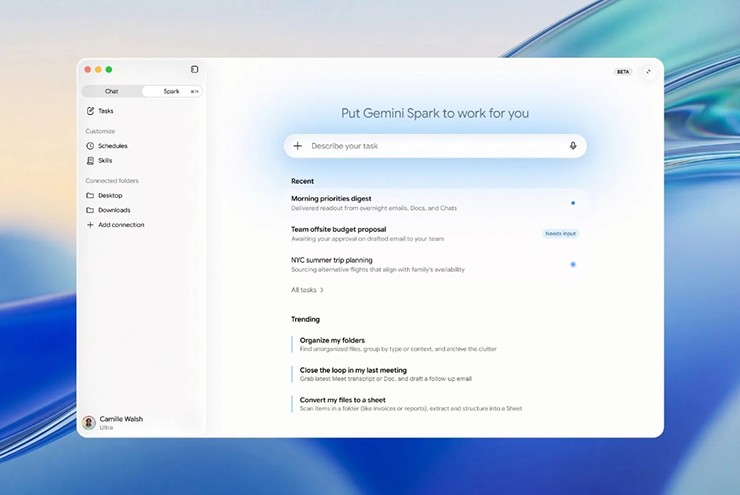 Gemini Spark hoạt động trên nhiều nền tảng khác nhau.