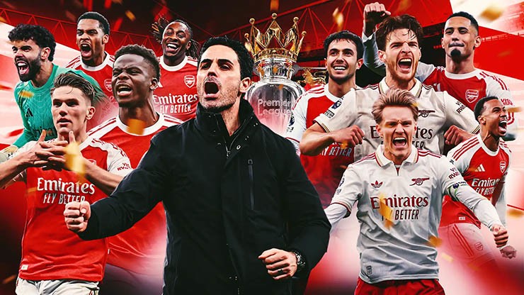 Arsenal đăng quang Ngoại hạng Anh 2025/26