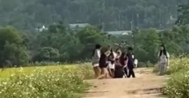 Mâu thuẫn trên mạng, nữ sinh lớp 8 ở Nghệ An bị nhóm bạn "xử" giữa cánh đồng