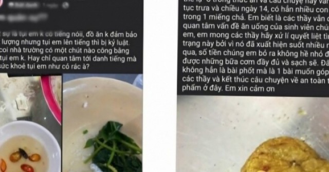 "Vật thể lạ trong thức ăn" của sinh viên ở Huế: Kết quả xác minh thế nào?