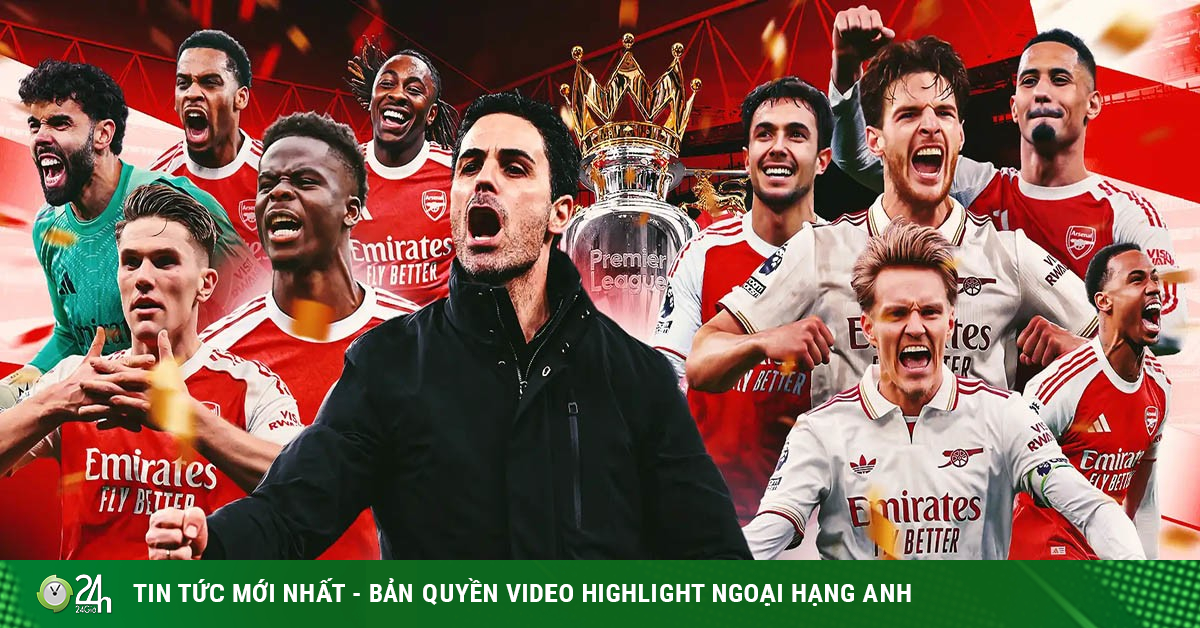 Arsenal đăng quang Ngoại hạng Anh, nhận tiền thưởng lớn nhất lịch sử