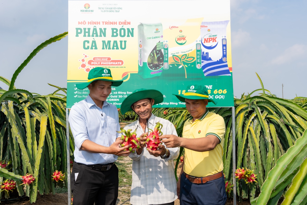 Phân Bón Cà Mau đồng hành cùng bà con trong quá trình canh tác