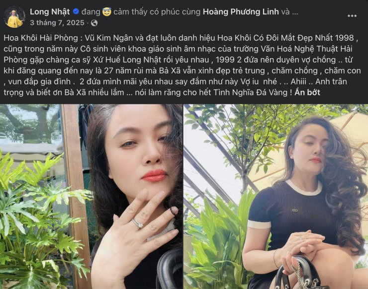 Người vợ 27 năm của Long Nhật lại gây chú ý - 2