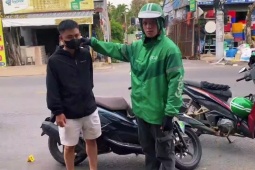 Dựng hiện trường, xử lý tài xế công nghệ hành hung tình địch giữa đường