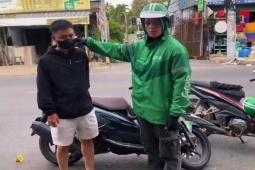 Dựng hiện trường, xử lý tài xế công nghệ hành hung tình địch giữa đường