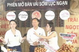 Phó Chủ tịch tỉnh Bắc Ninh livestream bán vải, chốt hơn 31 tấn đơn hàng